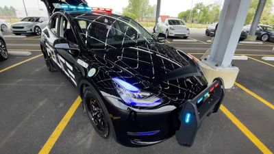 Check Out The Tesla Model PD Police Car Conversion For Model Y