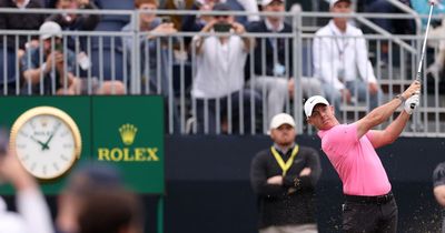 What time is Rory McIlroy teeing off at on Saturday at the US Open?