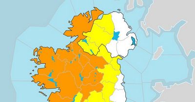 Met Eireann issues new Status Orange thunderstorm alert with possible 'flash flooding' for 11 counties