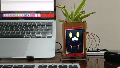 Raspberry Pi Pico W Gives Your Plant Emotions with Face Animations