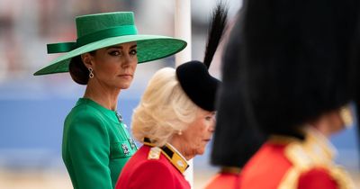 Kate Middleton 'snubs Queen Camilla's stern pep talk at trooping the colour'
