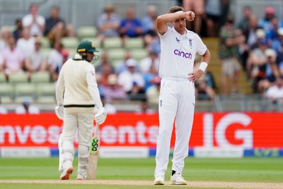 Frustrated Stuart Broad blames costly no-ball on ‘pushing a little bit too hard’