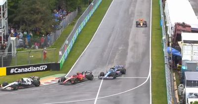 F1 star swears in furious rant at rival after 180mph near-miss in Canadian GP qualifying