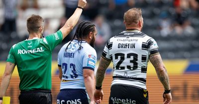St Helens knock Hull FC out of Challenge Cup after Josh Griffin's red card chaos