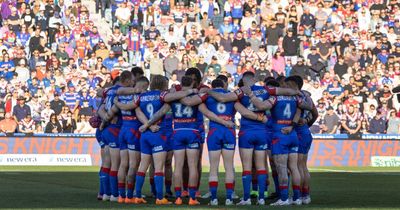 Silence falls over Knights' home ground in memory of crash victims