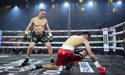 Australia’s Tim Tszyu delivers 72-second knockout of Carlos Ocampo in title defence