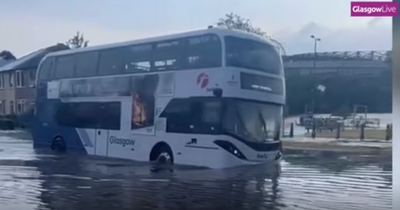 Glasgow flooding 'disaster' saw vehicles submerged after heavy rainfall