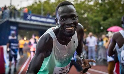 ‘I’m born to suffer’: refugee athlete Dominic Lobalu on race to find a home