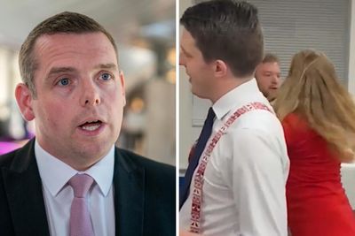 Douglas Ross called out as video shows Tory staff partying during lockdown