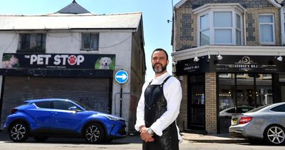 The Welsh barber next door to a rotting building he fears could collapse as tiles keep 'flying off'