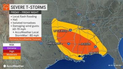 Thunderstorms Bring Damaging Winds And Hail To Southern US