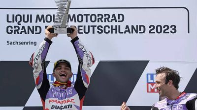 MotoGP: Jorge Martin holds off Francesco Bagnaia to win German Grand Prix