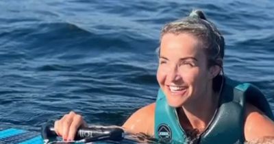 Fans gush over 'supermum' Helen Skelton as she shows off water sport skills on day out with son Ernie
