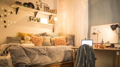 I’m a recent college graduate – and these 5 small dorm room storage tricks saved my sanity