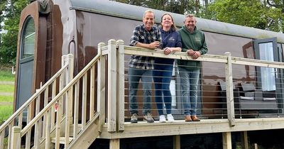 The carriage on a disused Northumberland railway line that's in the next series of Robson Green's Weekend Escapes