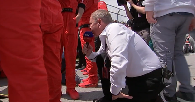 Martin Brundle angers Ferrari on Canadian GP grid walk by looking through engineers' legs