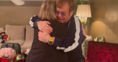 Elton John's kind seven-word message to West Lothian's Susan Boyle as pair hug