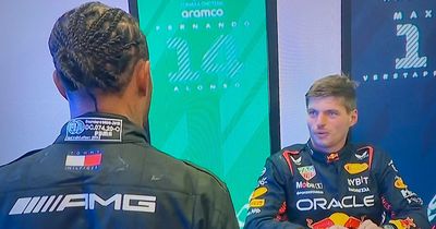 Lewis Hamilton and Max Verstappen in awkward F1 chat – "You were destroying me"