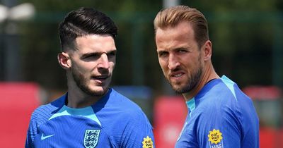 Harry Kane and Declan Rice receive ambitious Man Utd sales pitch from England teammate