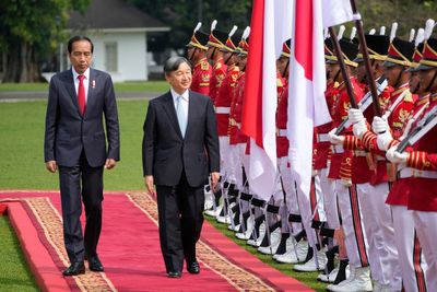 Japan's emperor meets with Indonesian president on his first official foreign trip as emperor