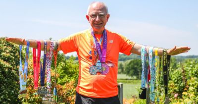 Man who took up running to lose weight becomes oldest person in Britain to complete 100 marathons