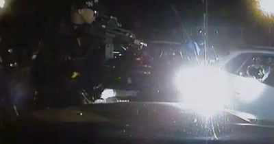 Channel 5 Police Interceptors: Armed response vehicles stop cars in Nottingham street