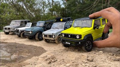 See Mercedes G-Class, Jimny, Bronco Enjoy A Day Of Off-Roading 1:18-Scale Style