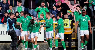 What time and TV channel is Ireland Under-21s v Kuwait Under-22s on today?