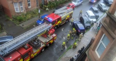 Smoke seen 'billowing' from Glasgow student flats after fire breaks out at west end building