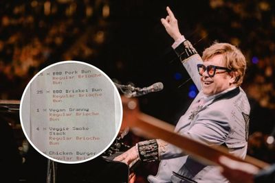 Elton John 'spends over £600 at Glasgow takeaway' after Hydro show