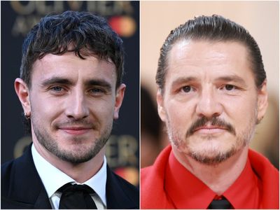 Paul Mescal and Pedro Pascal ‘look like twins’ as they pose with fans while filming Gladiator 2