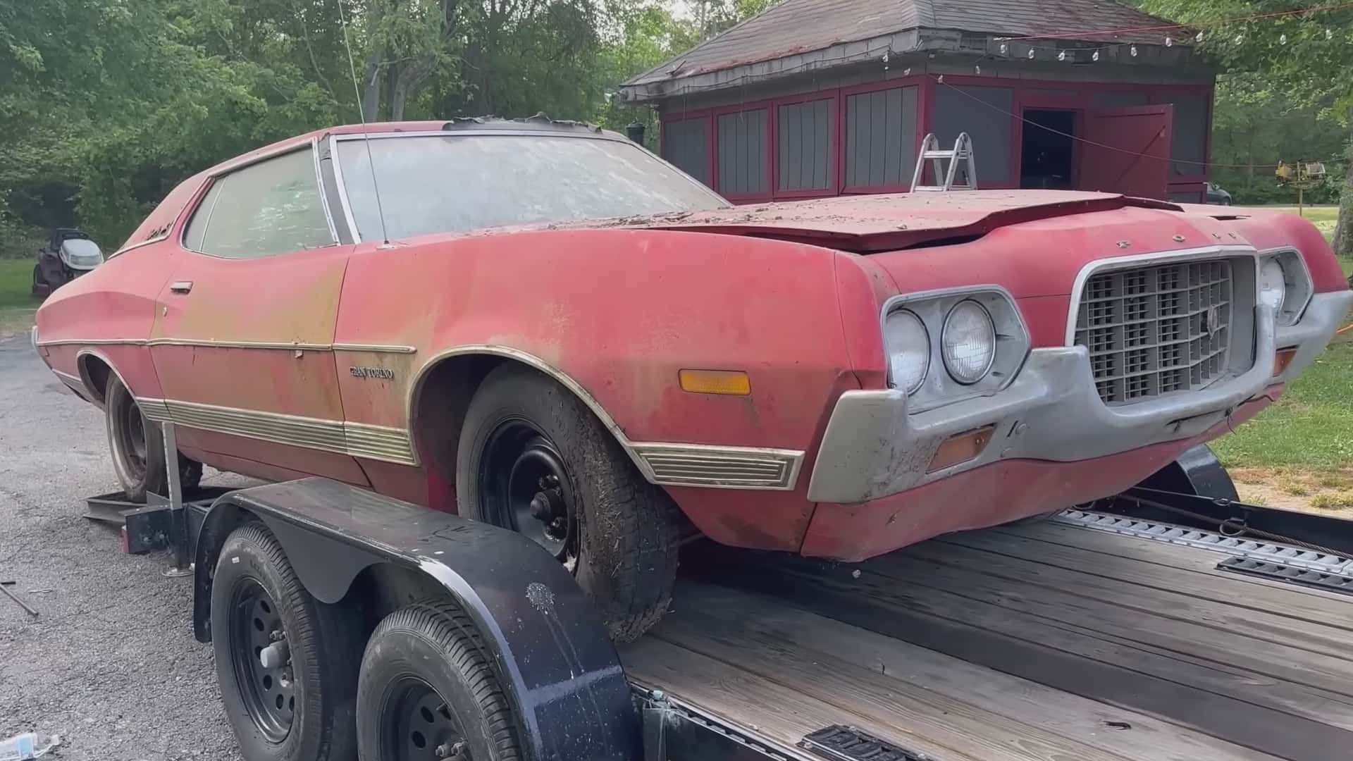 Watch 1972 Ford Gran Torino Get First Wash In 20 Years - What Year Was The Car In Gran Torino
