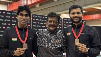 Pramod Bhagat grabs a silver and two bronze medals in Canada Para-Badminton International