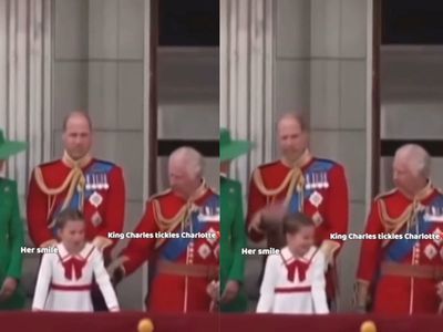 King Charles tickles Princess Charlotte in sweet Trooping the Colour moment: ‘Just being grandad’