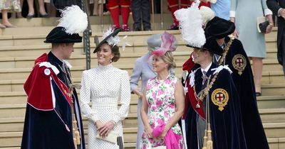 Kate Middleton stuns in polka dots as she beams at William in Garter Day parade