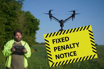 Drone pilots to risk fixed-penalty fines in the UK