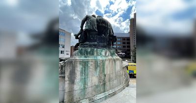 Mum's fury as city centre landmark covered in dead pigeons and graffiti
