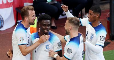 England show off 'Gazball' prowess as Bukayo Saka helps send message to Euro 2024 rivals
