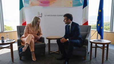 Migration casts shadow over talks between Macron and Italian PM Meloni