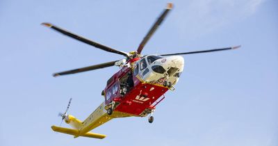 Man flown to hospital after workplace explosion