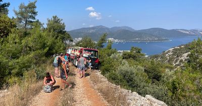 UK tourists shaken as tyre bursts on tour bus on cliff edge in Turkey