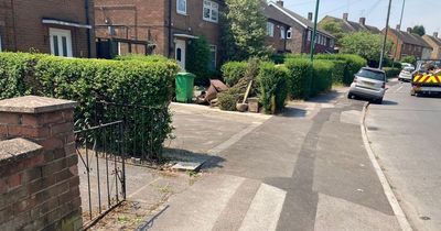 Bestwood neighbours 'miraculously' unharmed after car crashes through 3 gardens