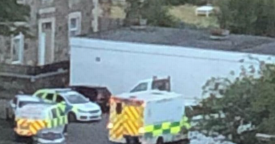 Man dies at Glasgow bowling club as emergency services rush to the scene