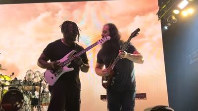 Watch John Petrucci and Tosin Abasi lock fretboards for spellbinding harmonies on Dream Theater's The Spirit Carries On