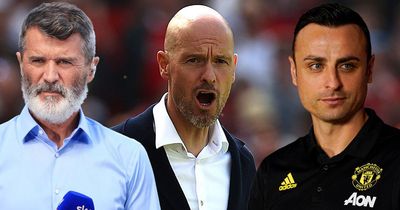 Dimitar Berbatov in disagreement with Roy Keane over Erik ten Hag's Man Utd priority