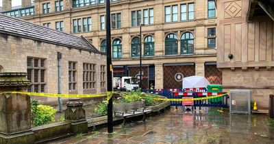 Human remains found by electrical workers behind city centre pub