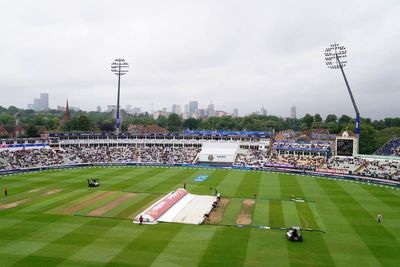 Final day of first Ashes Test under way after morning rain at Edgbaston