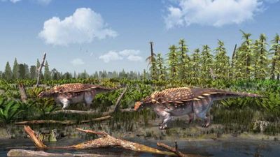 Blade-like spikes covered newly discovered dinosaur unearthed in the UK