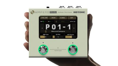 Hotone unveils the palm-sized Ampero Mini – and at $255 it might be a serious competitor in the multi-FX/amp modeler market