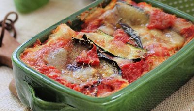 Celebrate the season’s bounty with a roasted vegetable gratin